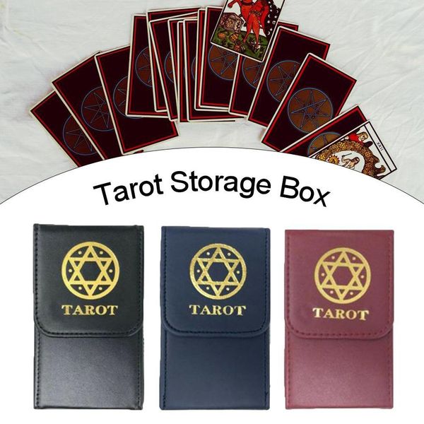 

tarot cases box poker for double tarot board playing game organizer cards portable deck for card games case card layered storage vnnny