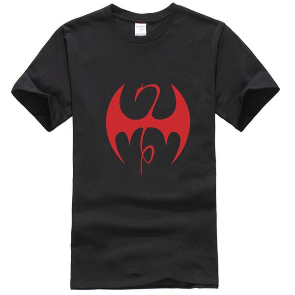 

fashion the iron fist men t shirts summer style short sleeve cotton superhero ironfist t-shirt men clothing ot-573