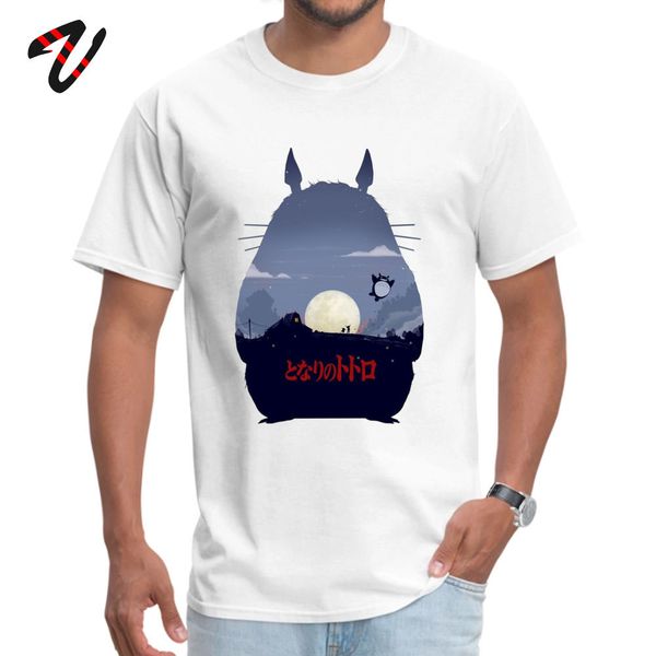 

my neighbor totoro anime tshirt cotton fabric men's t shirts art design short sleeve & tees rife summer tee shirt slim fit