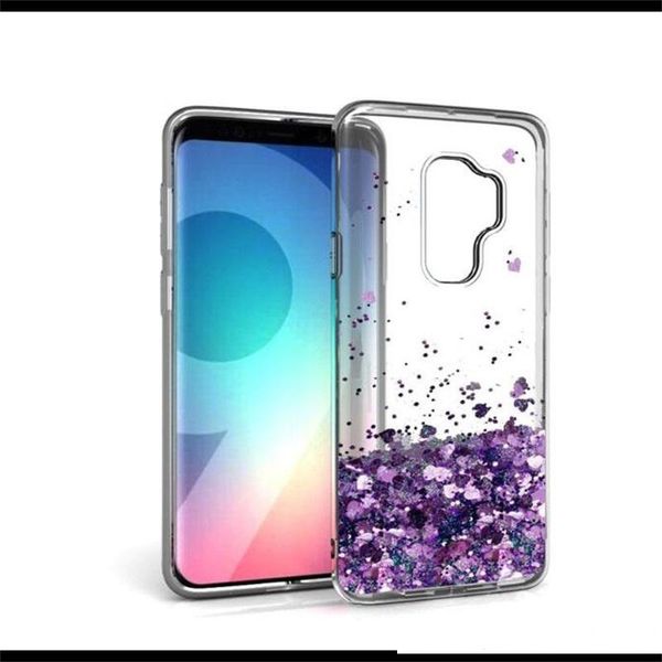 

transparent phone cases fun glitter star quicksand liquid phone back cover for motorola moto e4 lg k10 good