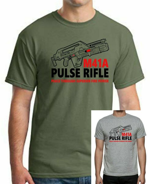

чужеродный m41a pulse rifle t-shirt up to 3xlarge slim fit tee shirt