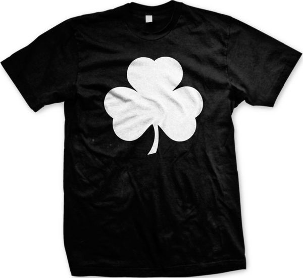 

shamrock irish ireland st patricks day lucky charm eire pot gold mens t-shirt new round neck summer cotton fitnes