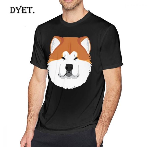 

akita inu t shirt japanese akita fathead t-shirt 6xl basic tee shirt mens short-sleeve printed funny 100 cotton tshirt