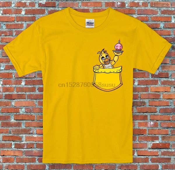

chica in my pocket fnaf five nights animatronic inspired t shirt s to 2xl