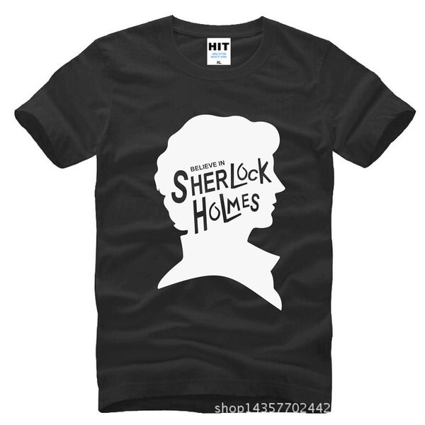 

sherlock holmes printed mens men t shirt t-shirt fashion 2015 new short sleeve o neck cotton tshirt tee camisetas masculina