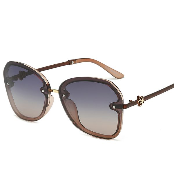 

polarized sunglasses men women driving frame sun glasses blue black gray mirror irregular border glasses uv400 gradient lens, White;black