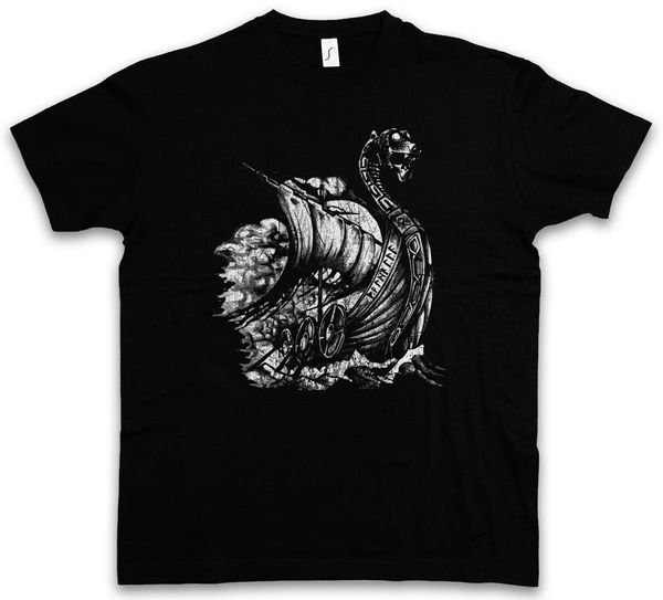 

viking ship viii t-shirt boat dragon vikings norse norsemen odin thor valhalla