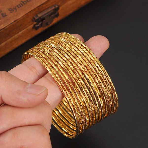 

5 pcs dubai gold bangle 2.6 inchesethiopian bangle bracelet african women jewelry gold dubai big circle bangles bracelet, Black