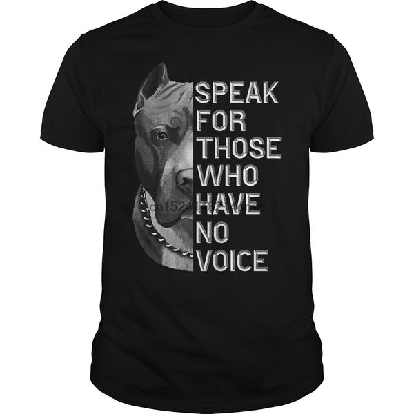 

говорю для тех, у кого нет голоса pitbull рубашки мужчины 2019 моды стиль t-shirt