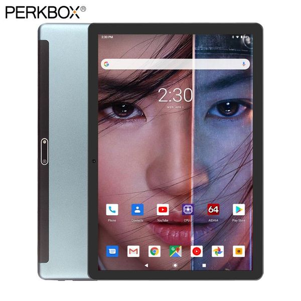 

perkbox t10 tablet 32gb emmc storage android 9.0 pie dual camera 5.0mp phone call wifi bluetooth 10 inch tablet