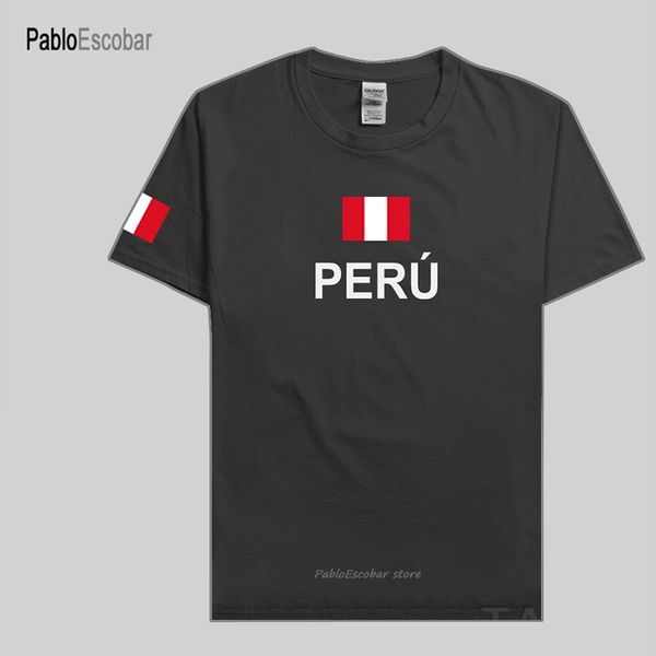 

peru peruvian men t shirts fashion jersey hip hop nations cotton t-shirt meeting fitness brand clothing tee country flag pe