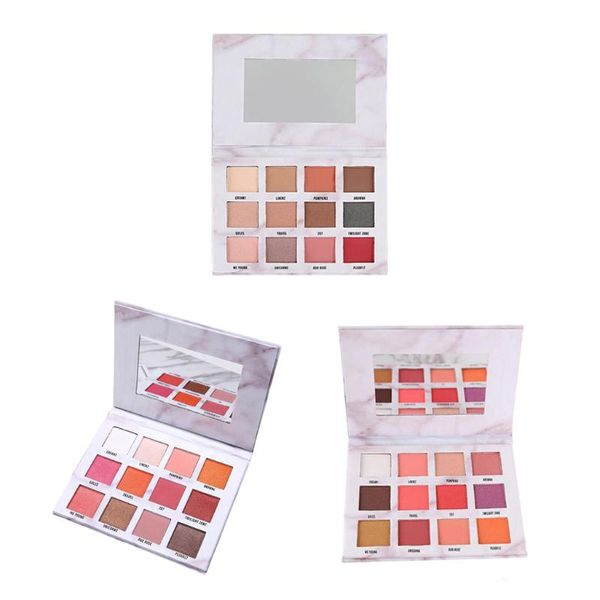 

12 colors matte eyeshadow palette smudge-proof eye shadow for smoky eyes makeup waterproof glitter cosmetics eye shadow