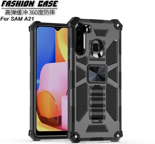 

applicable to samsung creative bracket two-in-one a21 american car-mounted magnetic absorption mobile phone case