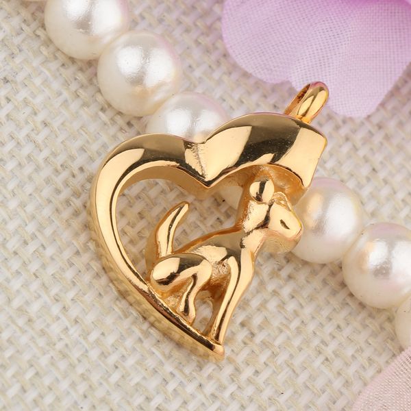 

из нержавеющей стали puppy конструкции сердца ash urn подвеска мемориал кремация ювелирные изделия, Silver