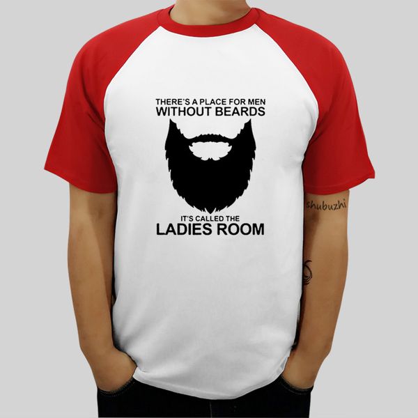 

beard shirt there's a places for men without beards new brand tee-shirt male fashion ringer cotton tshirt men
