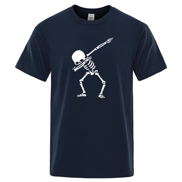 

cotton for men short sleeve print skull man t shirt casual o-neck 2019 summer mens tee shirts funny casual tshirt
