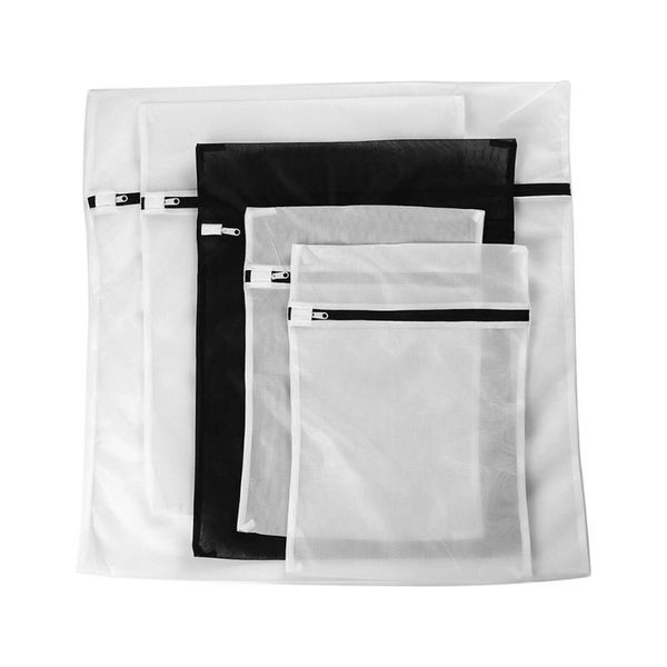 

4/5pcs mix size mesh laundry bags washing bra lingerie drying bags with zipper protecting wash machine set