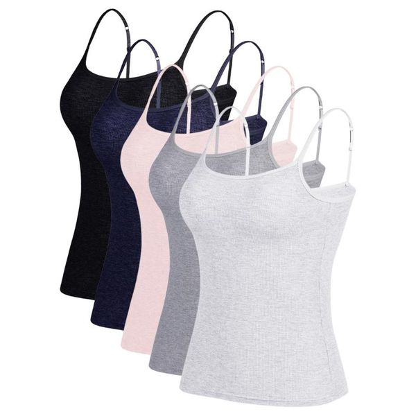 

camisoles & tanks satin women wild solid camis vest tank female 2021 summer strap basic chiffon sleeveless camisole, Black;white