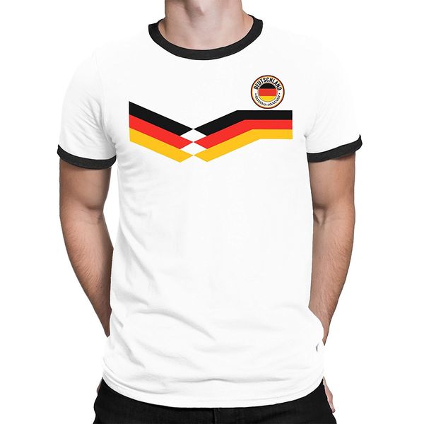 

fashion new tees tshirts novelty o-neck spirit deutschland germany mens t-shirt footballer new style retro graphic tees