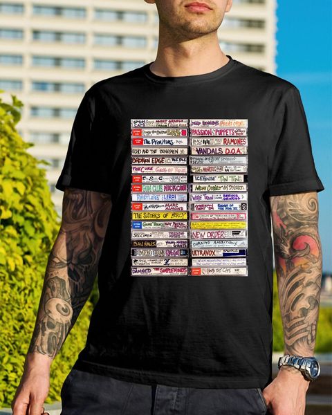

classic hip hop cassette t shirt black cotton men 2019 mens new fashion brand clothing male men t shirt clothes