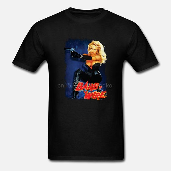 

новый черный barb wire cult movie футболка sci fi памела андерсон комикс tee