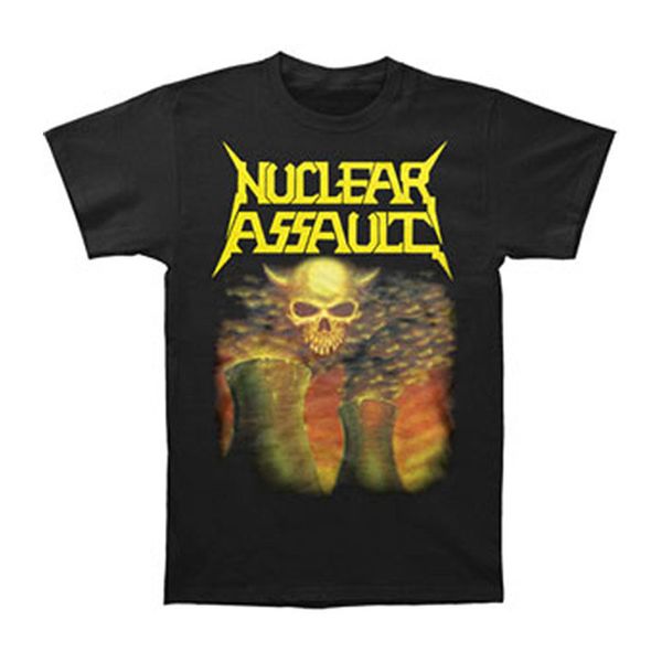 

nuclear assault men's survive t-shirt large black rockabiliasummer fashion t shirt