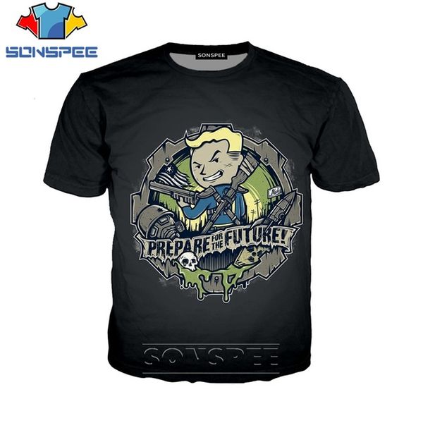 

fallout 4 character gmae 3d print shirts harajuku funny funny men clothing