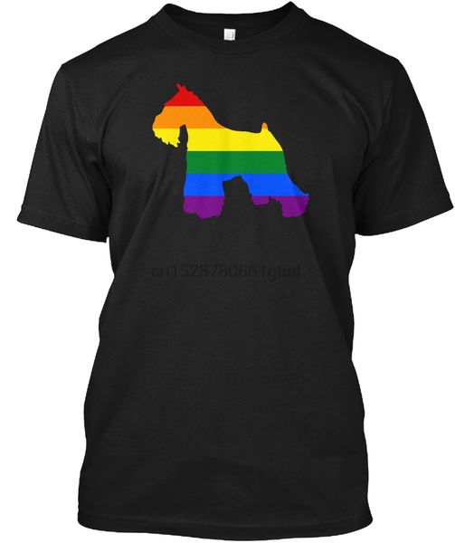 

men t shirt gay pride dog miniature schnauzer women t-shirt