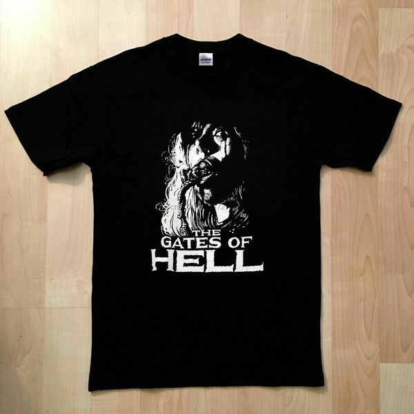 

vintage t-shirt gates of hell horror movie lucio fulci reprint usa size s - 2xl