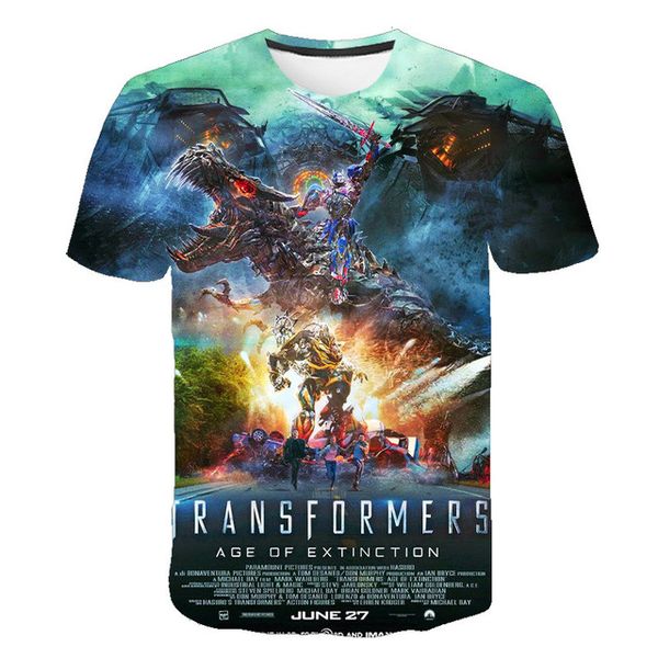 

transformers optimus prime short sleeved male/female 3d print shirts humor kawaii comics men clothing