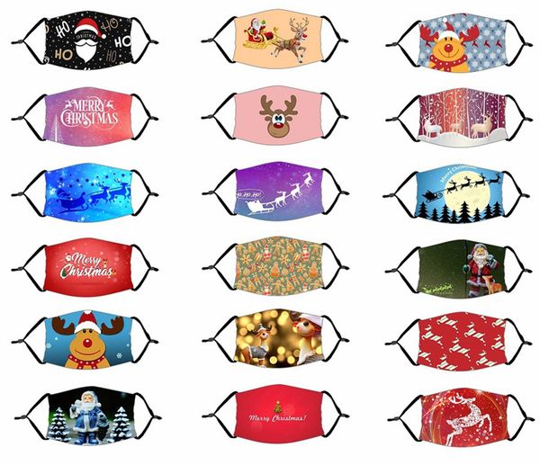 

Party Masks Fashion Christmas Masks Unisex Xmas Mask Outdoor Anti Dust Face Cover Snowflake Christmas Mouth Washable Reusable Masks FY4226