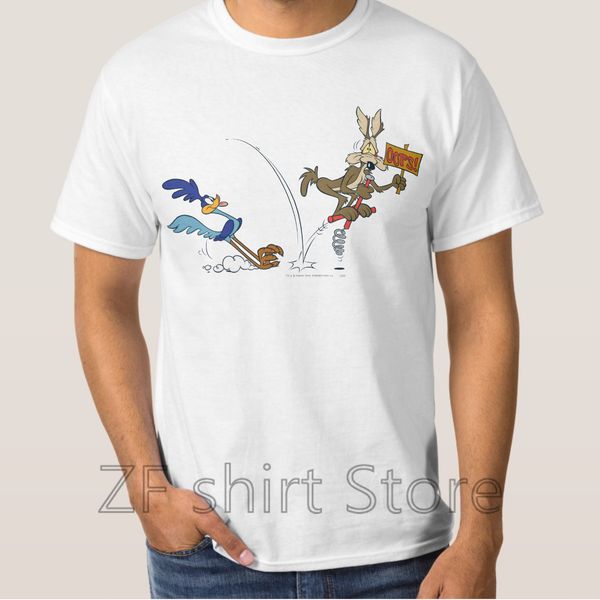 

fashion cool men t shirt women funny tshirt wile e coyote and road runner acme products 7 shirts short sleeve basic t-shirt