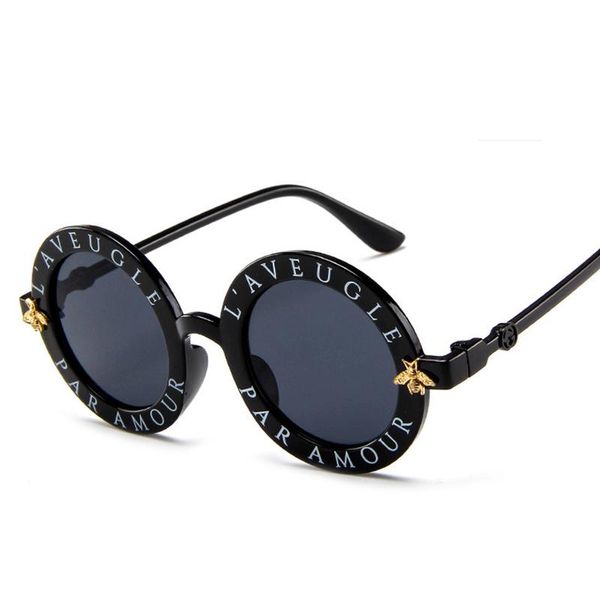 

oculos vintage boys sun child sunglasses letter glasses sport children uv400 girls baby gafas kids sunglasses round de sol yxltn rimmer, Blue