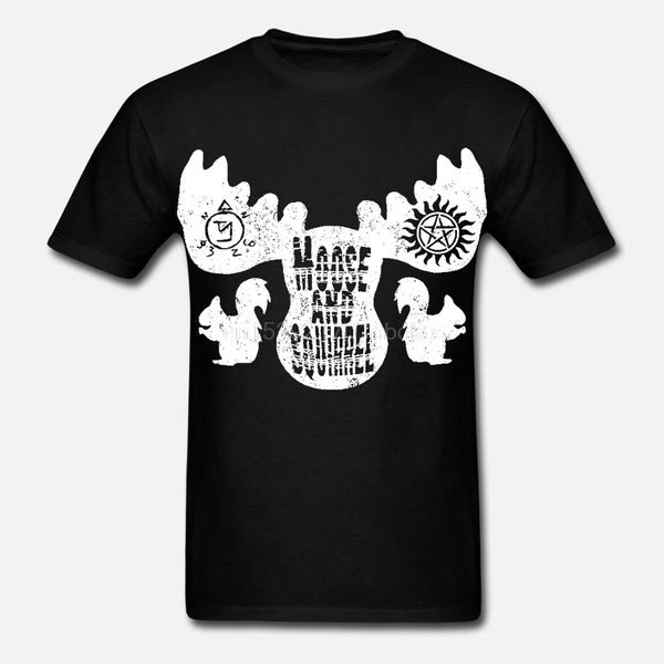 

moose &amp squirrel t-shirt supernatural sam dean ladies short long tee s-5x