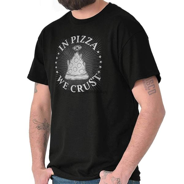 

pizza we crust god we trust illuminati t shirt