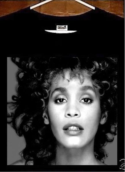 

whitney houston t shirt; whitney houston tee shirt short sleeve tee