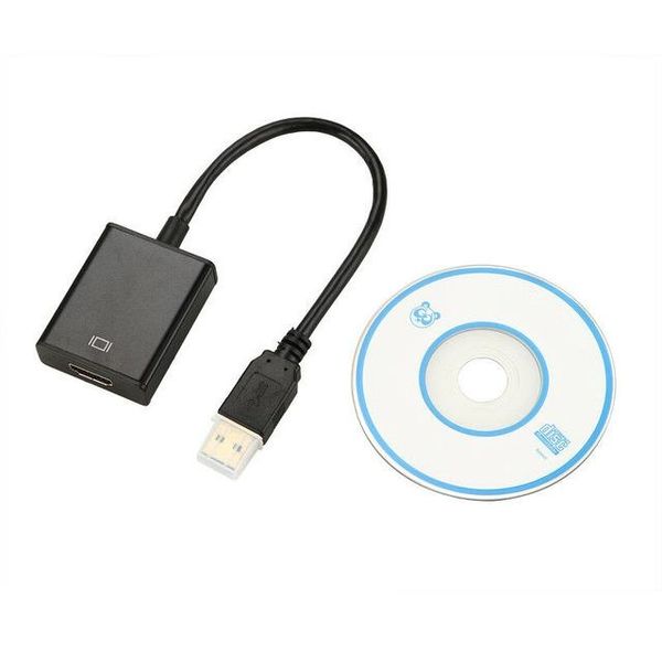 

consumer electronics usb 3.0 to hdmi female audio video adaptor converter cable for windows 7/8/10 pc