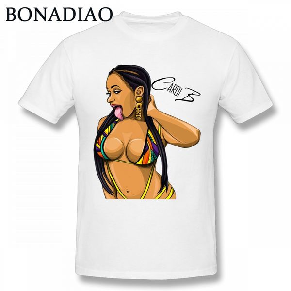 

cardi b t shirt hip hop round neck t shirt bonadiao unique design