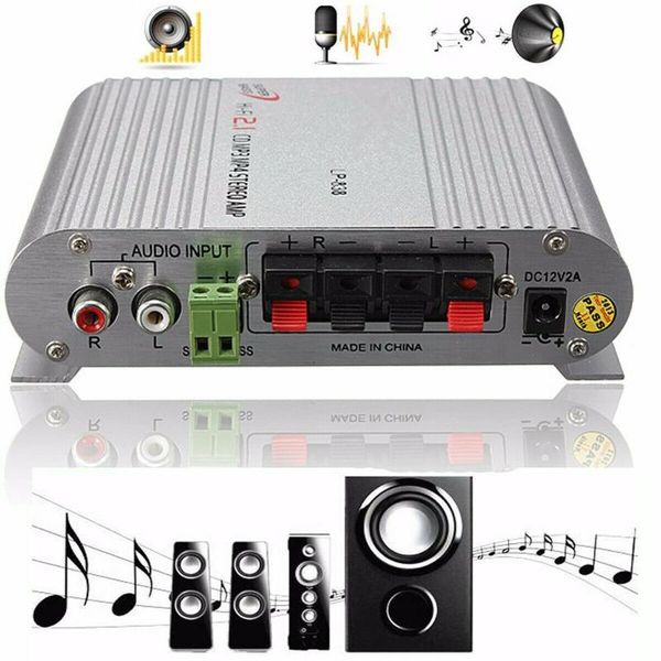 

14*10.3*4cm new lvpin 20w 12v super bass mini hi-fi car stereo radio car