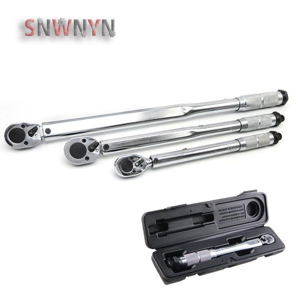 

1/4 3/8 1/2 5-210nm preset torque wrench drive two way to accurately mechanism spanner wrench hand tool bicycle repair tool