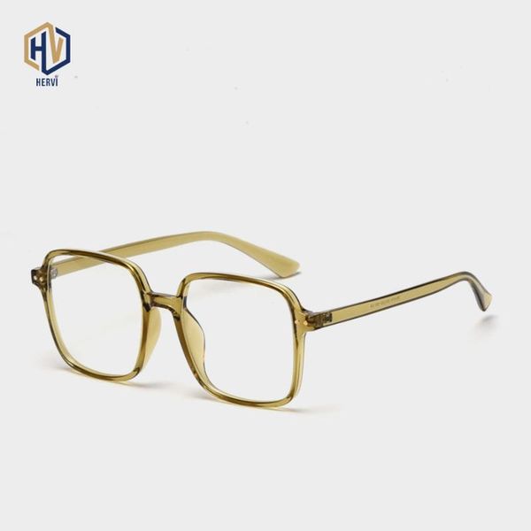 

fashion sunglasses frames oversized glasses frame square tr90 eyewear spectacles can equipped with myopia, Black