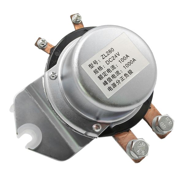 

24v 100amp solenoid relay battery isolation switch continuous duty