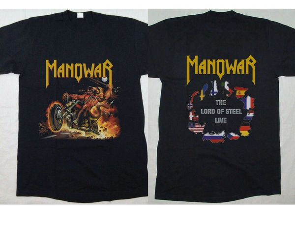 

господь стали manowar майка new футболка с коротким рукавом моды футболки
