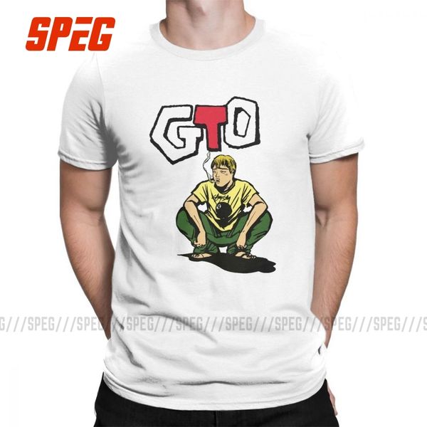 

gto great teacher t shirts onizuka o-neck short sleeved lightweight male s-6xl tee shirt purified cotton t-shirts