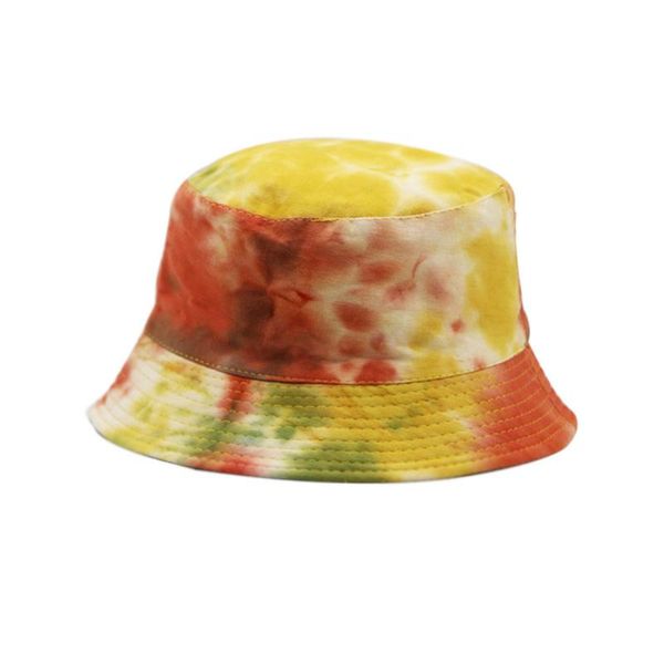 

casual cotton space saving easy to install tie-dye clan characteristics lightweight daily shade colorful cap fisherman hat
