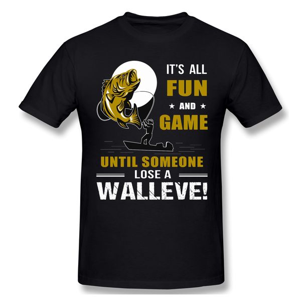 

funny walleye fishing mug - walleye fishing t shirts summer short sleeve cotton fisher fishing t-shirt hipster tshirt