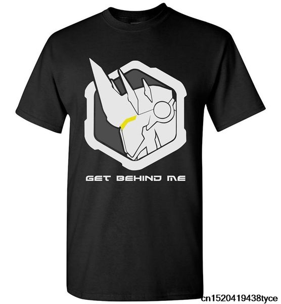 

new fashion man reinhardt get behind me spray t-shirt print summer tees plus size