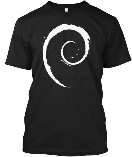 

debian white debian unix li popular tagless tee t-shirt