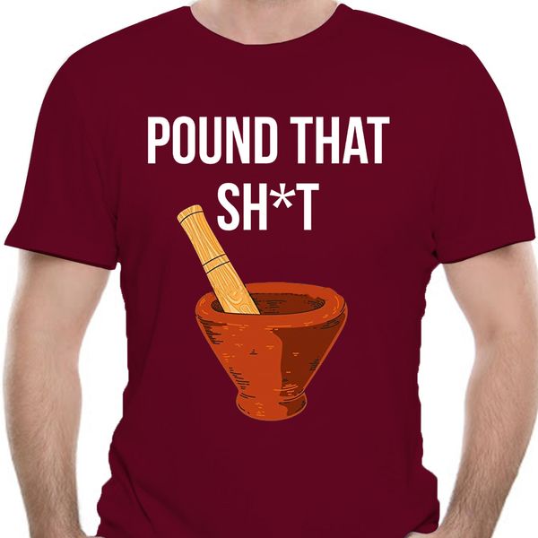 

fashion men t shirt pound that sht t shirt 100% cotton summer personality