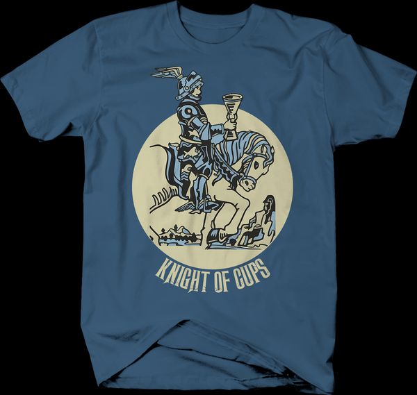 

knight cups tarot card psychic reading t-shirt